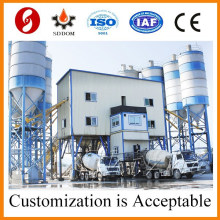 2A standard ready mix cement mixing plant HZS180,concrete batching plant production line